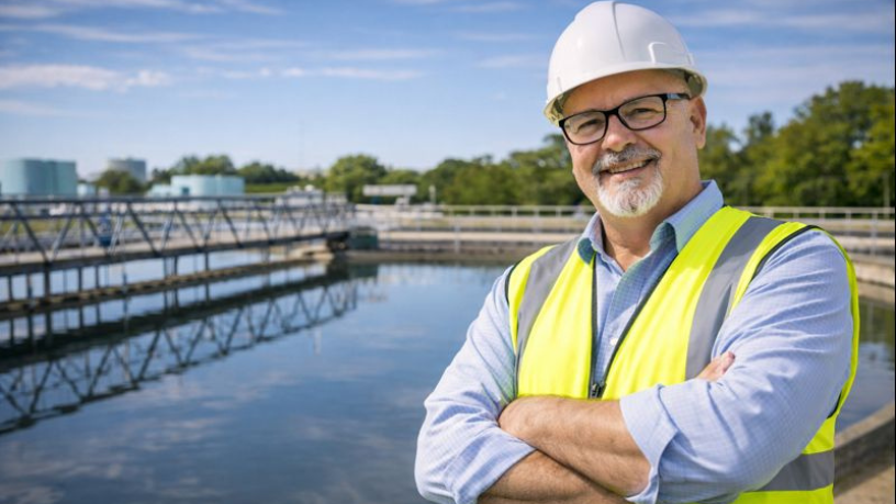 Odair Jose Mannrich destaca a eficiência no abastecimento de água e o controle de perdas.